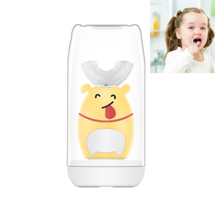 Childrens Sonic Electric Toothbrush Automatic U-shaped Electric Toothbrush, Age:2-6 Years Old(Yellow)
Childrens Sonic Electric Toothbrush Automatic U-shaped Electric Toothbrush, Age:2-6 Years Old(Yellow)