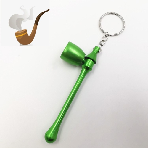 Outdoor Portable Pipe Keychain Aluminum Portable Pipe Mini mushroom pipe(Green)
Outdoor Portable Pipe Keychain Aluminum Portable Pipe Mini mushroom pipe(Green)