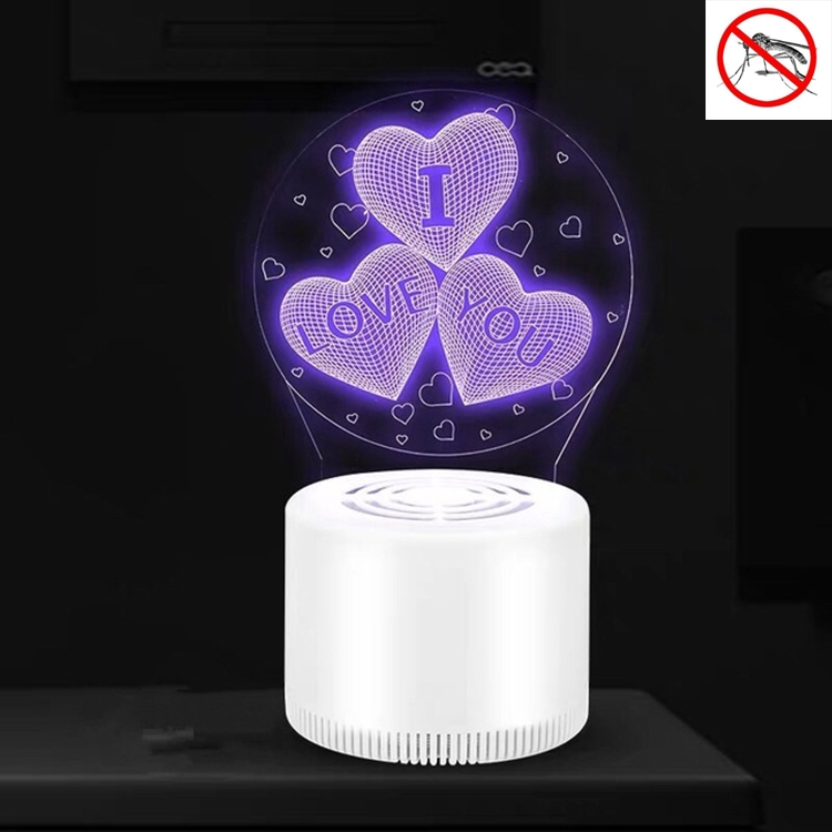 Creative 3D Mute USB Household Mosquito Killer LED Night Trap Lights, Style:Love(USB+Plug)
Creative 3D Mute USB Household Mosquito Killer LED Night Trap Lights, Style:Love(USB+Plug)