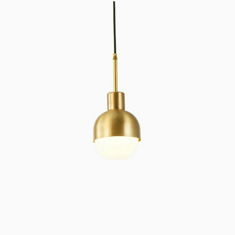 Pure Copper Simple Single Head Bedroom Bedside Chandelier with 5W Warm Light LED
Pure Copper Simple Single Head Bedroom Bedside Chandelier with 5W Warm Light LED