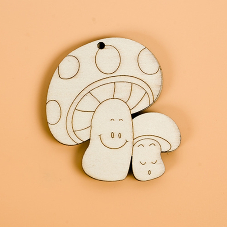 2 PCS Primary Color Wooden Board Christmas Tree Decoration Pendant White Embryo Board Small Animal Listing( Mushroom )
2 PCS Primary Color Wooden Board Christmas Tree Decoration Pendant White Embryo Board Small Animal Listing( Mushroom )