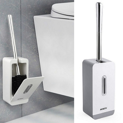 MENGNI Suction Wall Long Handle Toilet Brush Storage Box Bathroom Cleaning Kit(Grey)
MENGNI Suction Wall Long Handle Toilet Brush Storage Box Bathroom Cleaning Kit(Grey)