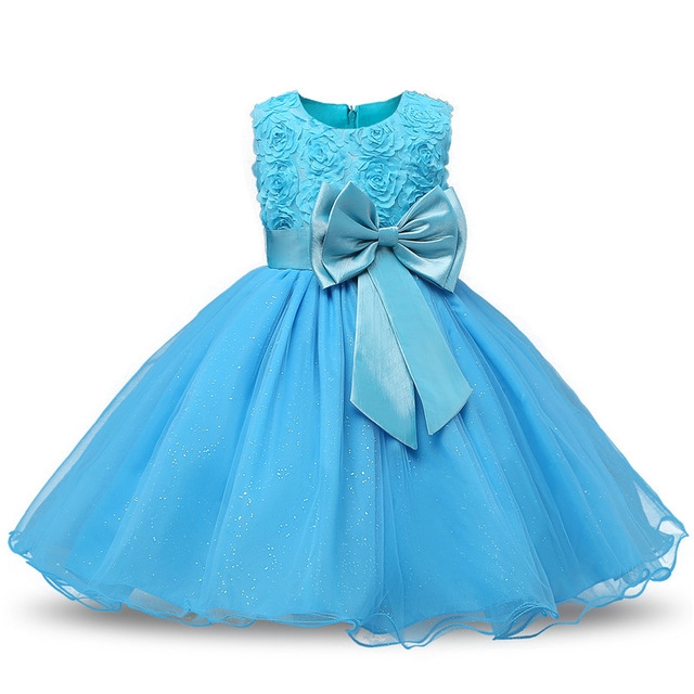 Blue Girls Sleeveless Rose Flower Pattern Bow-knot Lace Dress Show Dress, Kid Size: 130cm
Blue Girls Sleeveless Rose Flower Pattern Bow-knot Lace Dress Show Dress, Kid Size: 130cm
