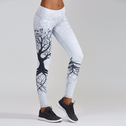 Tree Print High Waist Push Up Leggings Sport Women Elastic Breathable Yoga Pants(White)
Tree Print High Waist Push Up Leggings Sport Women Elastic Breathable Yoga Pants(White)