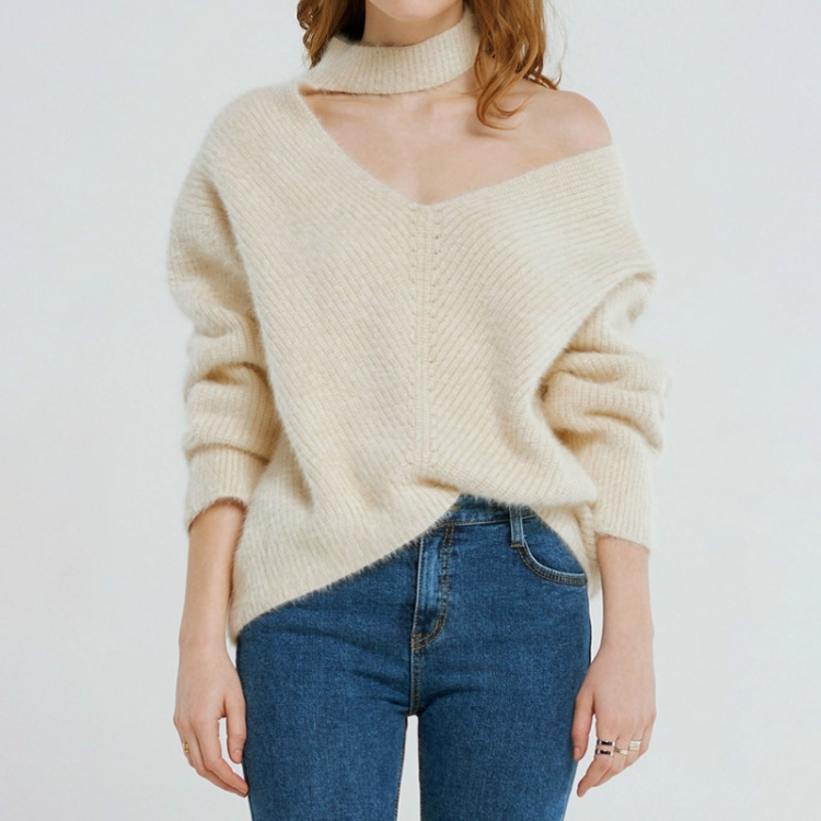 Sexy Off-the-Shoulder Imitation Mane Loose Fashion Lazy Sweater, Size:One Size(Apricot) 
Sexy Off-the-Shoulder Imitation Mane Loose Fashion Lazy Sweater, Size:One Size(Apricot)