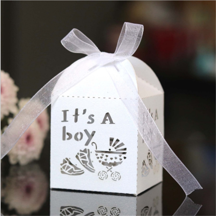 100 PCS Baby Shower Party Candy Box Wedding Gift Box, Size: 5 x 5 x 8cm(White)
100 PCS Baby Shower Party Candy Box Wedding Gift Box, Size: 5 x 5 x 8cm(White)