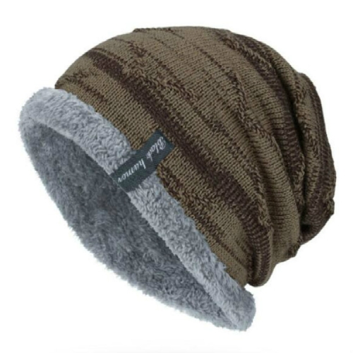 Winter Male Plus Velvet Warm Wool Hat Outdoor Sports Ski Knit Hat, Size:One Size(Khaki)
Winter Male Plus Velvet Warm Wool Hat Outdoor Sports Ski Knit Hat, Size:One Size(Khaki)