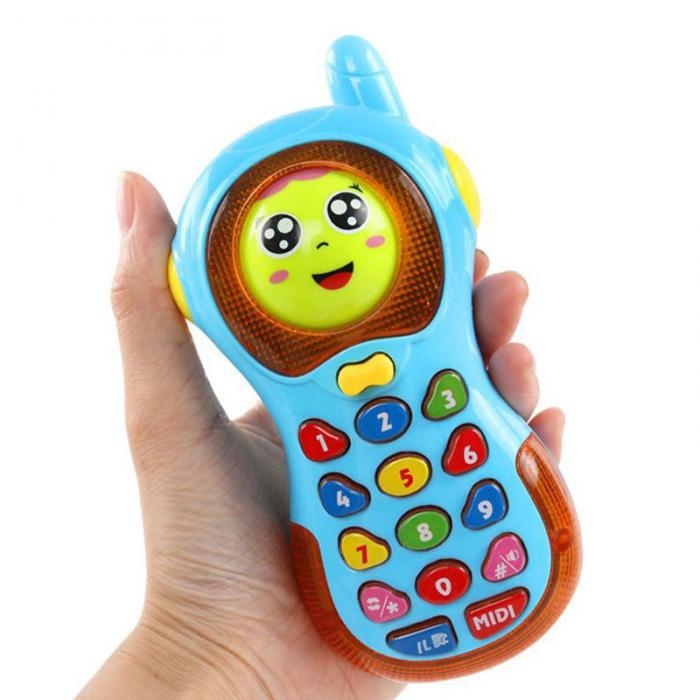 Children Intelligent Light Changing Face Phone Music Early Education Puzzle Simulation Phone, Random Color Delivery
Children Intelligent Light Changing Face Phone Music Early Education Puzzle Simulation Phone, Random Color Delivery