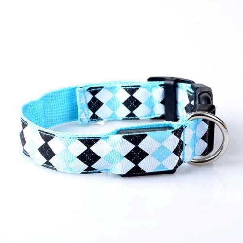 Plaid Pattern Rechargeable LED Glow Light Leads Pet Dog Collar for Small Medium Dogs, Size:M(Blue)
Plaid Pattern Rechargeable LED Glow Light Leads Pet Dog Collar for Small Medium Dogs, Size:M(Blue)