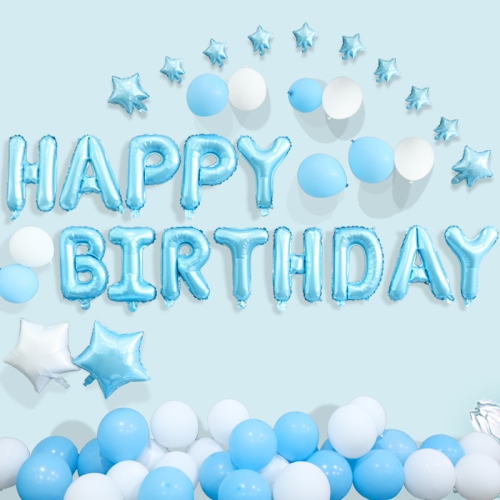 Birthday Party Letter Aluminum Film Balloon Set Birthday Background Wall Decoration Supplies(Blue)
Birthday Party Letter Aluminum Film Balloon Set Birthday Background Wall Decoration Supplies(Blue)