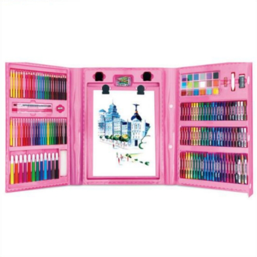 208 in 1 Child Student Artist Painting Crayon Color Pencil Watercolor Brush Art Brush Set(Pink)
208 in 1 Child Student Artist Painting Crayon Color Pencil Watercolor Brush Art Brush Set(Pink)