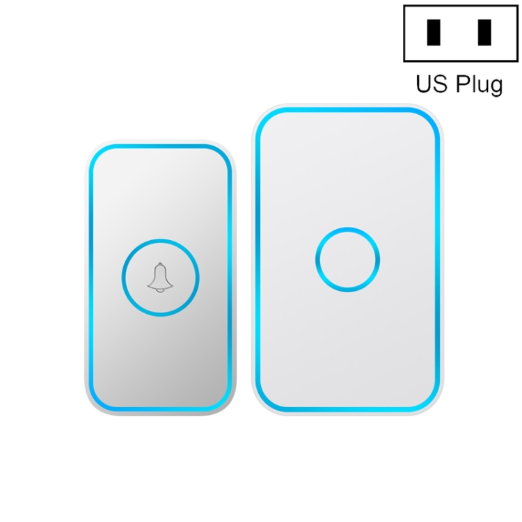 CACAZI A78 Long-Distance Wireless Doorbell Intelligent Remote Control Electronic Doorbell, Style:US Plug(Bright White)
CACAZI A78 Long-Distance Wireless Doorbell Intelligent Remote Control Electronic Doorbell, Style:US Plug(Bright White)