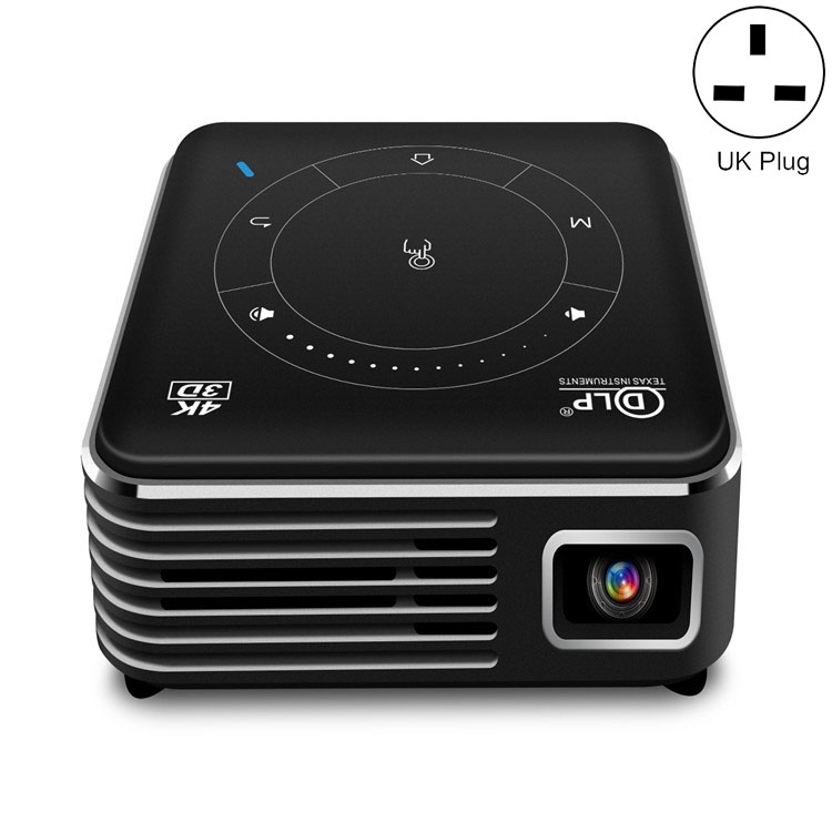 P11 4K HD DLP Mini 3D Projector 4G + 32G Smart Micro Convenient Projector, Style:UK Plug(Black)
P11 4K HD DLP Mini 3D Projector 4G + 32G Smart Micro Convenient Projector, Style:UK Plug(Black)