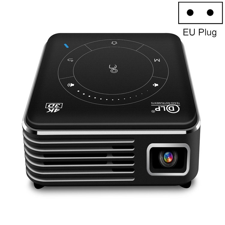 P11 4K HD DLP Mini 3D Projector 4G + 32G Smart Micro Convenient Projector, Style:EU Plug(Black)
P11 4K HD DLP Mini 3D Projector 4G + 32G Smart Micro Convenient Projector, Style:EU Plug(Black)