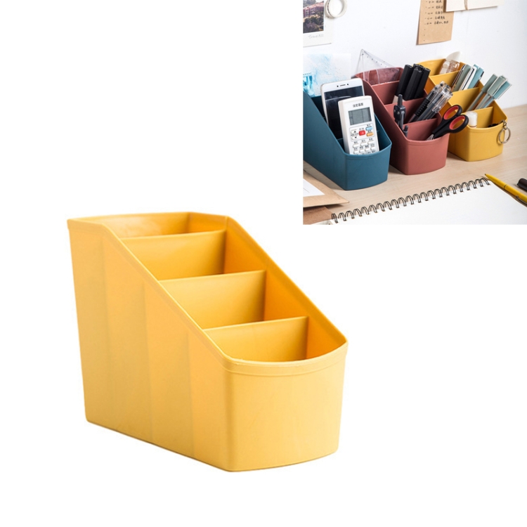 3 PCS Home Office Plastic Storage Box Desktop Student Stationery Rack Cosmetic Box(Yellow)
3 PCS Home Office Plastic Storage Box Desktop Student Stationery Rack Cosmetic Box(Yellow)