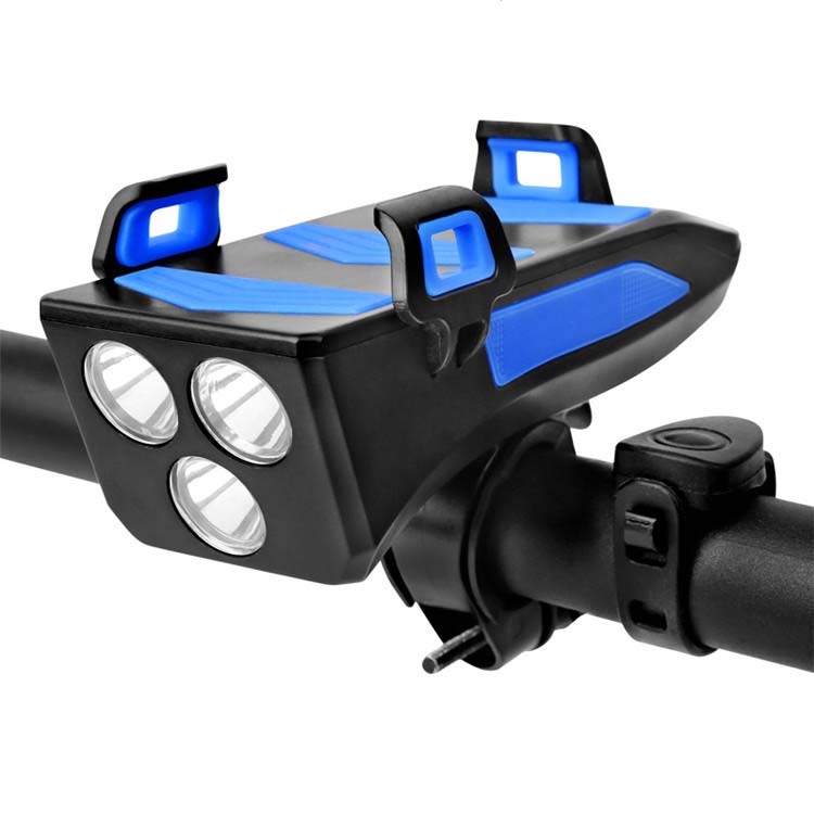 Bicycle Light + Mobile Phone Bracket + Speaker Multifunctional Bicycle Headlight, Battery Capacity:4000 mAh(Blue)
Bicycle Light + Mobile Phone Bracket + Speaker Multifunctional Bicycle Headlight, Battery Capacity:4000 mAh(Blue)
