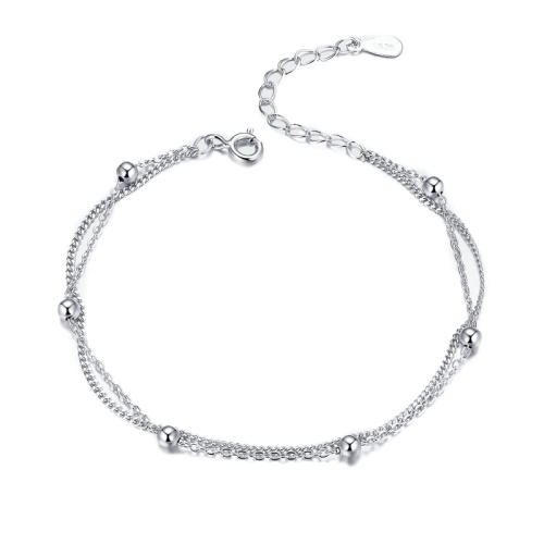 Sterling Silver S925 Women Bracelet Jewelry Platinum Plated Jewelry Silver Bracelet
Sterling Silver S925 Women Bracelet Jewelry Platinum Plated Jewelry Silver Bracelet