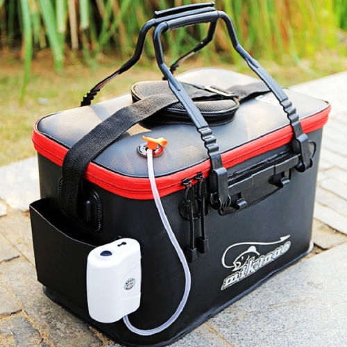 Thickened Multifunctional Folding Live Fish Box Fishing Bucket, Size:50 cm (with Handle and Side Pocket)(Black)
Thickened Multifunctional Folding Live Fish Box Fishing Bucket, Size:50 cm (with Handle and Side Pocket)(Black)