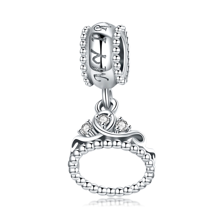 S925 Sterling Silver Beads DIY Beaded Bracelet Accessories Princess Crown Charm
S925 Sterling Silver Beads DIY Beaded Bracelet Accessories Princess Crown Charm
