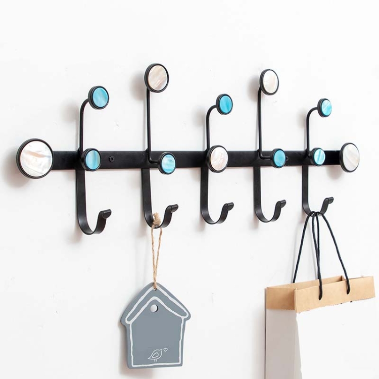 Creative Hook Clothes Coat Hook Bathroom Wall Metal Coat Hook, Style:5 Hooks, Color:Black
Creative Hook Clothes Coat Hook Bathroom Wall Metal Coat Hook, Style:5 Hooks, Color:Black