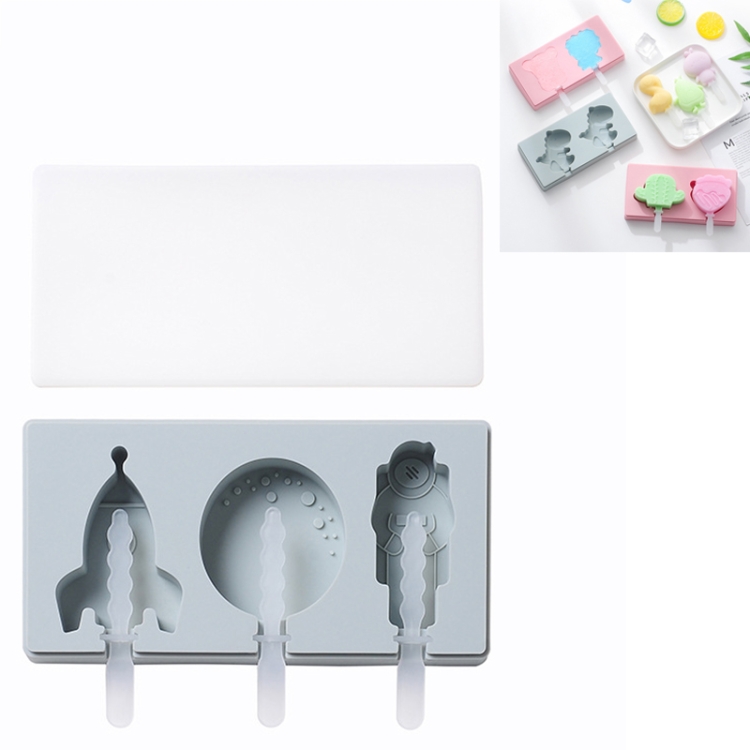 3 PCS Homemade Handmade DIY Cartoon Fruit with Lid Silicone Ice Cream Mold Making Ice Tray, Style:Moon Landing Plan(Blue)
3 PCS Homemade Handmade DIY Cartoon Fruit with Lid Silicone Ice Cream Mold Making Ice Tray, Style:Moon Landing Plan(Blue)