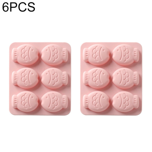 6 PCS DIY Baking Pan 6 with Cartoon Fish Shape Cake Ice Cream Mold Household Silicone Baking Tools(Pink)
6 PCS DIY Baking Pan 6 with Cartoon Fish Shape Cake Ice Cream Mold Household Silicone Baking Tools(Pink)