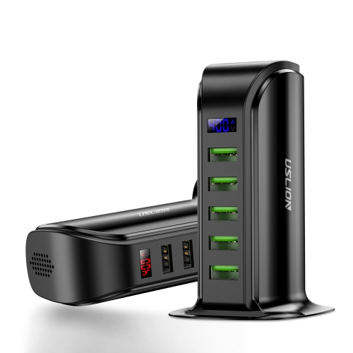 USLION 5V/4A 5 USB Port Charger Vertical Universal Travel Smart Digital Display Charger, Plug Type:EU Plug
USLION 5V/4A 5 USB Port Charger Vertical Universal Travel Smart Digital Display Charger, Plug Type:EU Plug