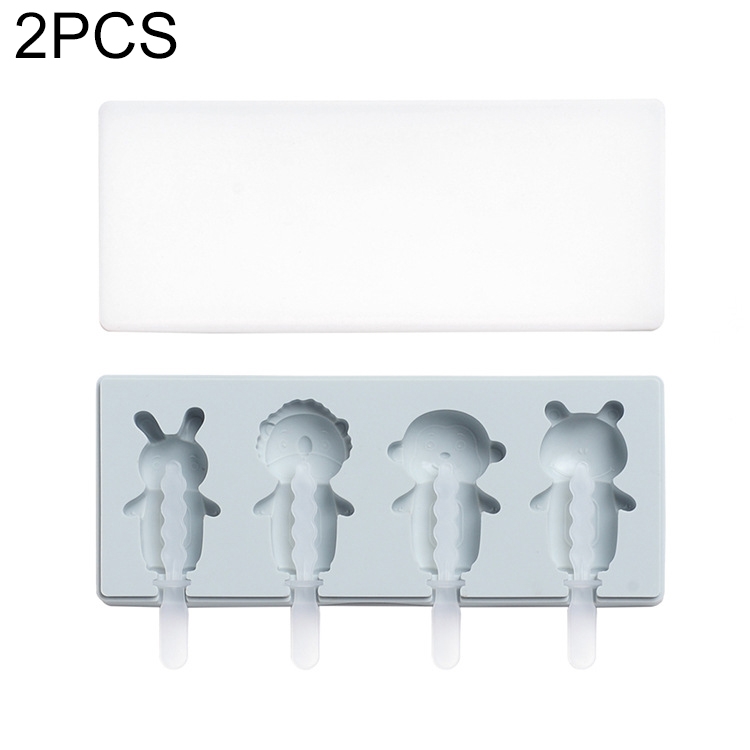 2 PCS Handmade Cartoon Homemade Ice Cream Silicone Stick Ice Mold with Lid DIY Ice Box, Style:Cute Animal(Blue)
2 PCS Handmade Cartoon Homemade Ice Cream Silicone Stick Ice Mold with Lid DIY Ice Box, Style:Cute Animal(Blue)