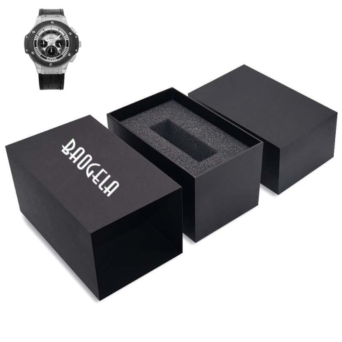 5 PCS BAOGELA Paper + Sponge Square Watch Packaging Box Black Watch Gift Box, Size: 12.1 x 7.6 x 6.8cm
5 PCS BAOGELA Paper + Sponge Square Watch Packaging Box Black Watch Gift Box, Size: 12.1 x 7.6 x 6.8cm