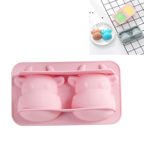 4 PCS Cow Head Silicone Cake Mold Baking Tool Ice Cube Handmade Soap Chocolate Mold(Pink)
4 PCS Cow Head Silicone Cake Mold Baking Tool Ice Cube Handmade Soap Chocolate Mold(Pink)