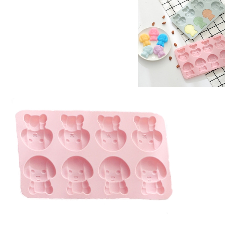 6 PCS Cartoon Puppy Silicone Cake Mold Chocolate Biscuit Baking Mould Ice Making Mold(Pink)
6 PCS Cartoon Puppy Silicone Cake Mold Chocolate Biscuit Baking Mould Ice Making Mold(Pink)