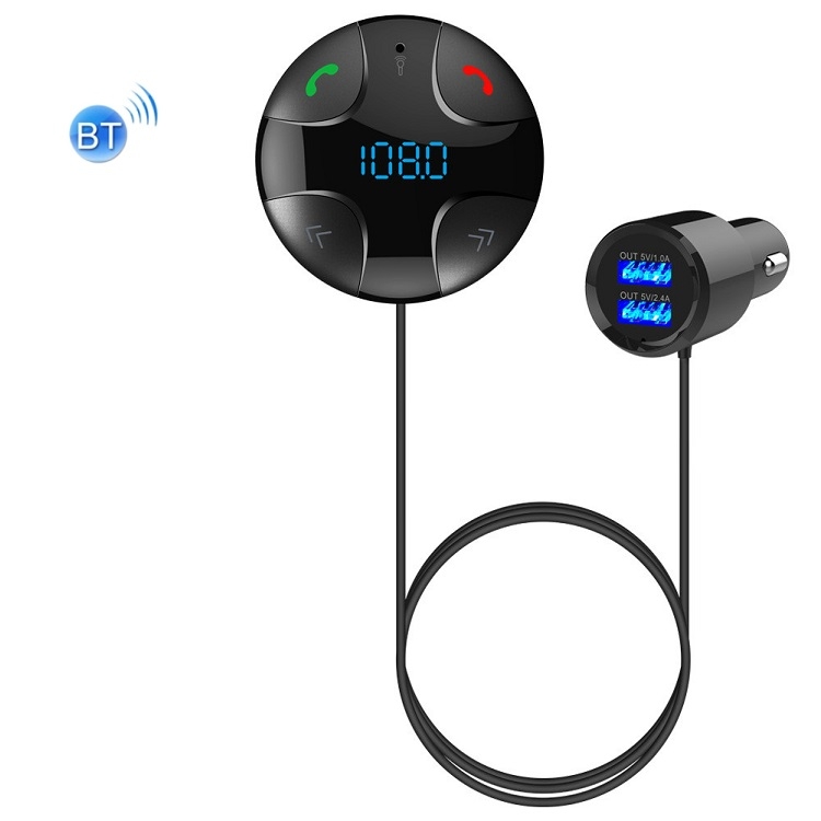 BC29B Car MP3 Bluetooth Player Dual USB Bluetooth Hands-Free FM Transmitter(Black)
BC29B Car MP3 Bluetooth Player Dual USB Bluetooth Hands-Free FM Transmitter(Black)