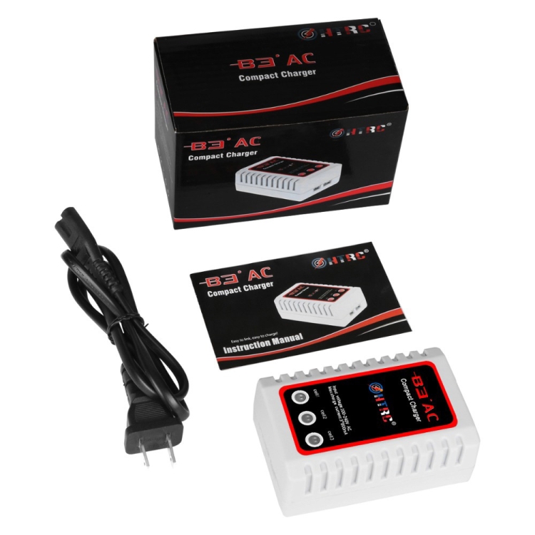 HTRC B3AC 2-3S Model Airplane Lithium Battery Charger Electric Toy Charger, US Plug
HTRC B3AC 2-3S Model Airplane Lithium Battery Charger Electric Toy Charger, US Plug