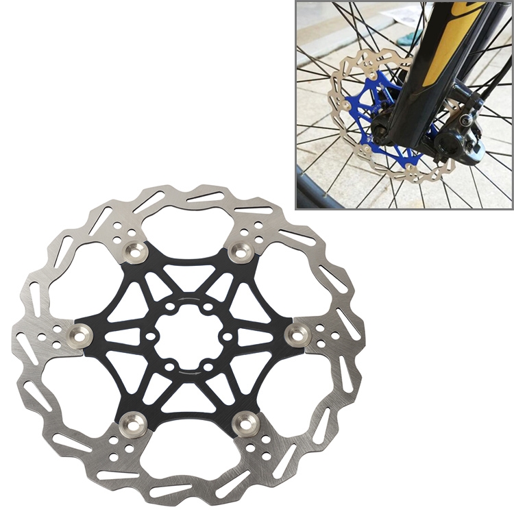 SNAIL FD-01 Mountain Bike Floating Disc Bicycle Brake Pad Six Nail Brake Disc, Size:203mm, Color:Black
SNAIL FD-01 Mountain Bike Floating Disc Bicycle Brake Pad Six Nail Brake Disc, Size:203mm, Color:Black