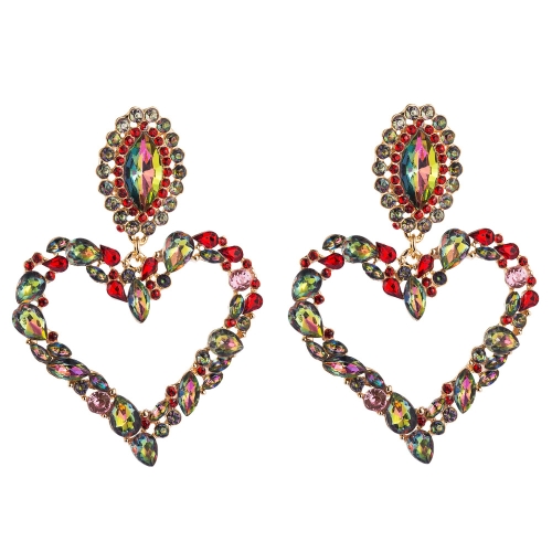 2 PCS Heart Shaped Alloy Retro Earrings With Colored Rhinestone Flashing Full Rhinestone Earrings(Red)
2 PCS Heart Shaped Alloy Retro Earrings With Colored Rhinestone Flashing Full Rhinestone Earrings(Red)