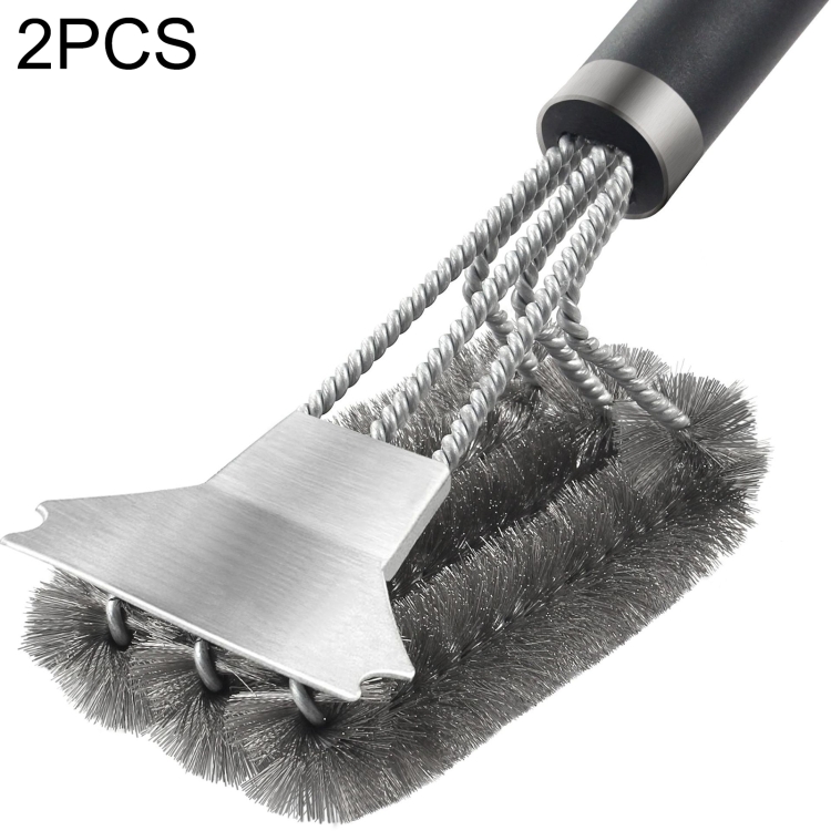 2 PCS Wire Stainless Steel Spring Barbecue Brush Barbecue Cleaning Brush Wire Brush BBQ Tool
2 PCS Wire Stainless Steel Spring Barbecue Brush Barbecue Cleaning Brush Wire Brush BBQ Tool