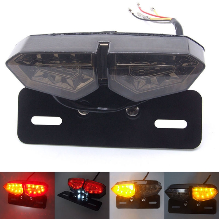 Motorcycle Multi-function Modified LED Tail Light With Brake And Steering Integrated Light
Motorcycle Multi-function Modified LED Tail Light With Brake And Steering Integrated Light
