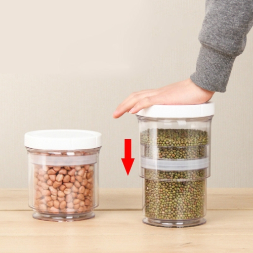 2 PCS Push-type Vacuum Airtight Tank For Kitchen Miscellaneous Grains & Dry Goods Storage Fresh-keeping Tank With Lid, SIze:20.8x12.5cm
2 PCS Push-type Vacuum Airtight Tank For Kitchen Miscellaneous Grains & Dry Goods Storage Fresh-keeping Tank With Lid, SIze:20.8x12.5cm