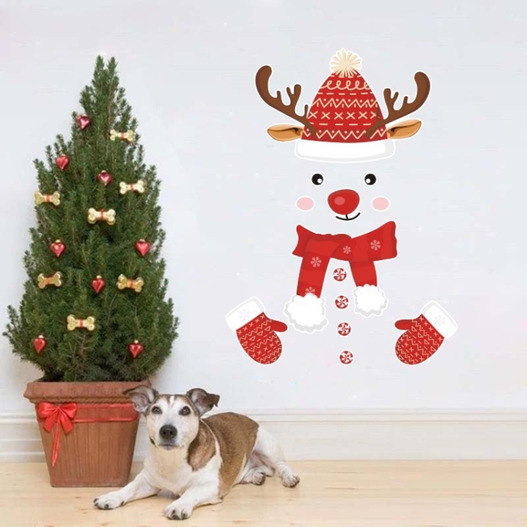 2 PCS Christmas Wall Stickers Self-adhesive Christmas Snowman Refrigerator Stickers Cartoon Children Room Door Stickers
2 PCS Christmas Wall Stickers Self-adhesive Christmas Snowman Refrigerator Stickers Cartoon Children Room Door Stickers