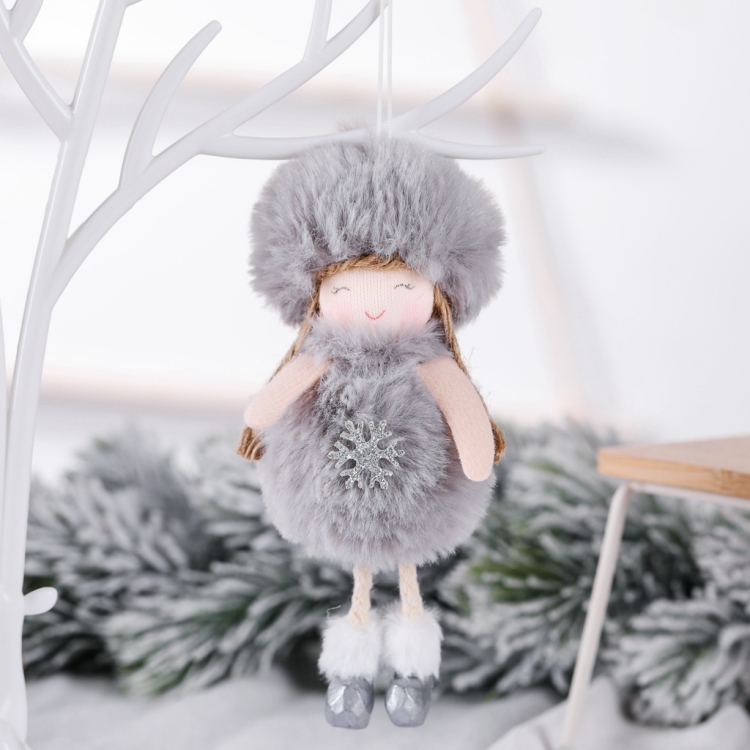 4 PCS Christmas Plush Angel Charm Doll Gift Christmas Tree Pendant, Style:Snowflake(Grey)
4 PCS Christmas Plush Angel Charm Doll Gift Christmas Tree Pendant, Style:Snowflake(Grey)