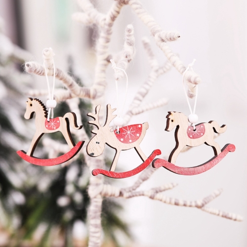 6 Sets Christmas Tree Pendants Wooden Painted Ornaments Christmas Elk Wooden Horse Decorations
6 Sets Christmas Tree Pendants Wooden Painted Ornaments Christmas Elk Wooden Horse Decorations