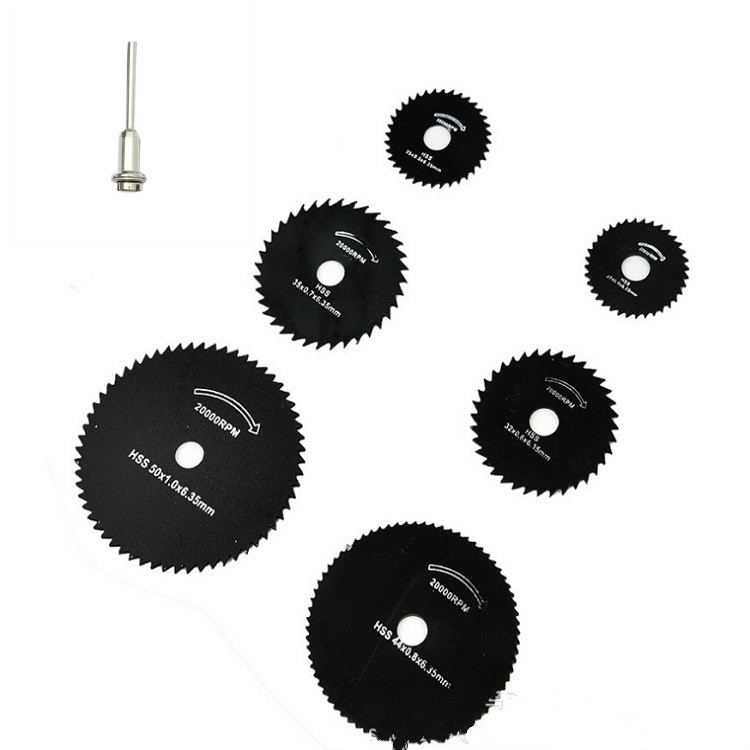 7 PCS/Set Electric Grinder Saw Blade High Speed Steel Saw Blade Woodworking Saw Blade High Speed Steel Cutting Piece, Model:11027
7 PCS/Set Electric Grinder Saw Blade High Speed Steel Saw Blade Woodworking Saw Blade High Speed Steel Cutting Piece, Model:11027