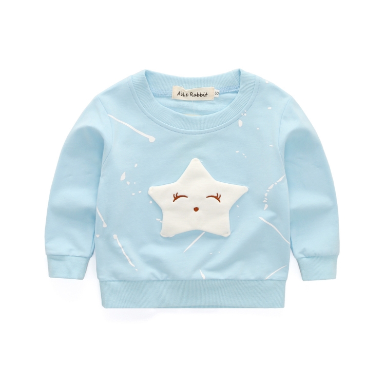 Baby Girls Clothing Cartoon Pentagram Pattern Long Sleeve T Shirt Casual Tops, Size:M(Light Blue)
Baby Girls Clothing Cartoon Pentagram Pattern Long Sleeve T Shirt Casual Tops, Size:M(Light Blue)