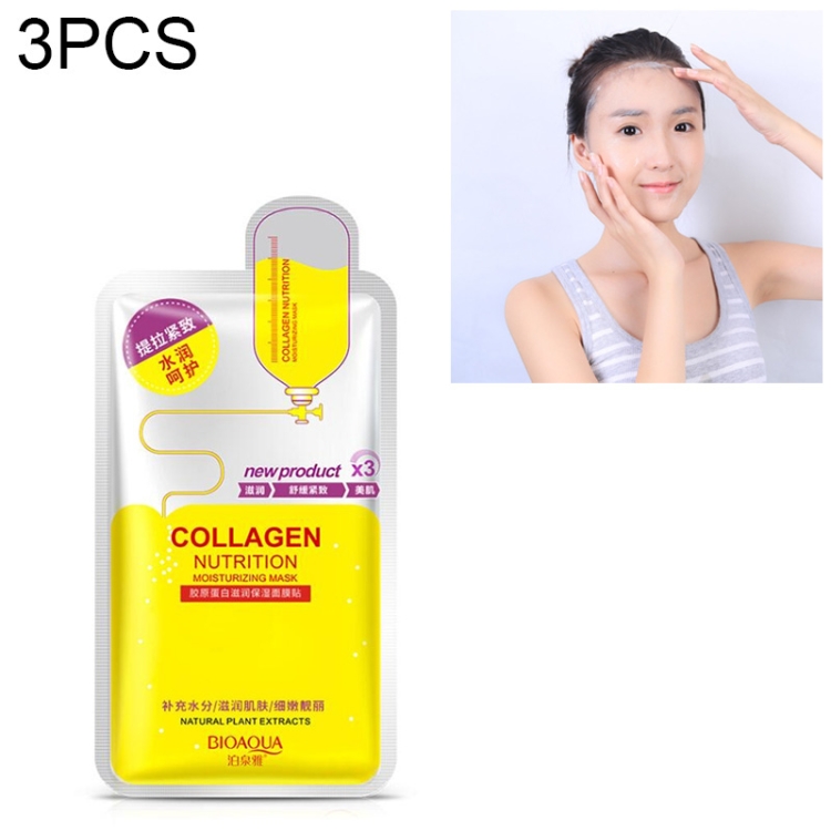 3 PCS Skin Care Women Face Masks Moisturizing Oil Control Natural Essence Collagen Whitening Mask(Collagen)
3 PCS Skin Care Women Face Masks Moisturizing Oil Control Natural Essence Collagen Whitening Mask(Collagen)
