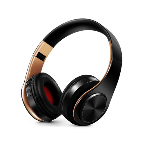 HIFI Stereo Wireless Bluetooth Headphone for Xiaomi iPhone Sumsamg Tablet, with Mic, Support SD Card & FM(Golden black)
HIFI Stereo Wireless Bluetooth Headphone for Xiaomi iPhone Sumsamg Tablet, with Mic, Support SD Card & FM(Golden black)