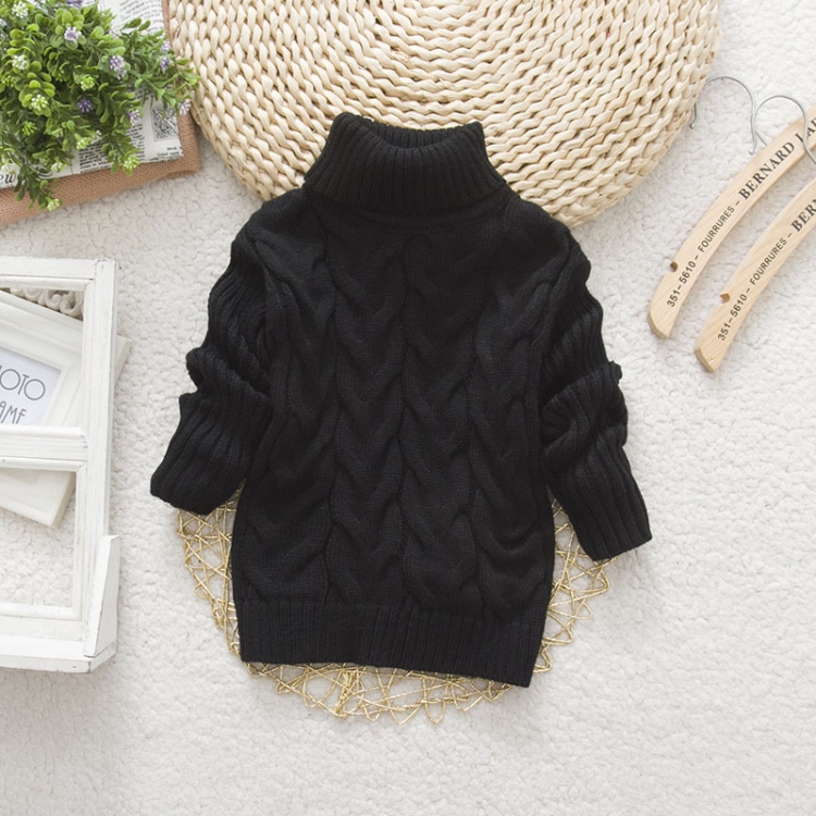 Black Winter Children's Thick Solid Color Knit Bottoming Turtleneck Pullover Sweater, Height:18 Size(100-110cm)
Black Winter Children's Thick Solid Color Knit Bottoming Turtleneck Pullover Sweater, Height:18 Size(100-110cm)