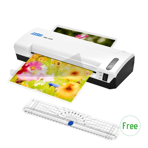 DSB HQ236 Laminator A4 File Laminating Machine Photo Sealing Machine Cold Laminating Thermoplastic Machine with Paper Trimmer Cutter
DSB HQ236 Laminator A4 File Laminating Machine Photo Sealing Machine Cold Laminating Thermoplastic Machine with Paper Trimmer Cutter