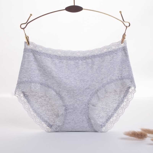 3 PCS / Set Middle And Low Waist Cotton Sexy Lace Ladies Underwear Seamless Briefs, Size: XL (62.5-77.5kg)(Gray)
3 PCS / Set Middle And Low Waist Cotton Sexy Lace Ladies Underwear Seamless Briefs, Size: XL (62.5-77.5kg)(Gray)