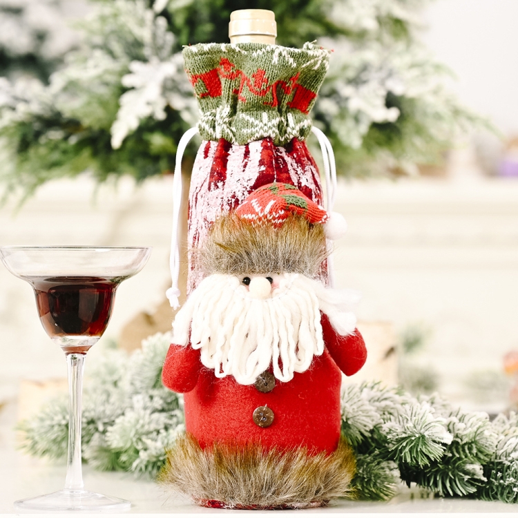 2 Pcs Christmas Decorations Knitted Imitation Bark Wine Bottle Cover(The Elderly)
2 Pcs Christmas Decorations Knitted Imitation Bark Wine Bottle Cover(The Elderly)