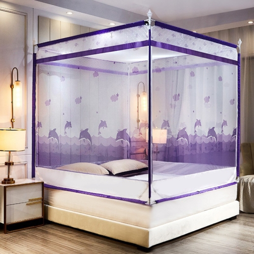 Children Anti-drop Encryption Thickened Zipper Mosquito Net, Size:150x200x170 cm(Dolphin Violet)
Children Anti-drop Encryption Thickened Zipper Mosquito Net, Size:150x200x170 cm(Dolphin Violet)